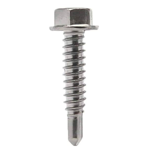 Grip-Rite Self-Drilling Screw, 2 in, Plain Stainless Steel External Hex Drive 5026730 - main